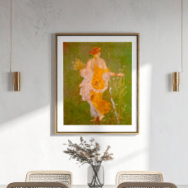 Poster Afresco de Flora na Villa de Ariadne, Pompeia