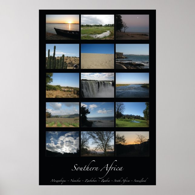 Poster África Austral (Frente)