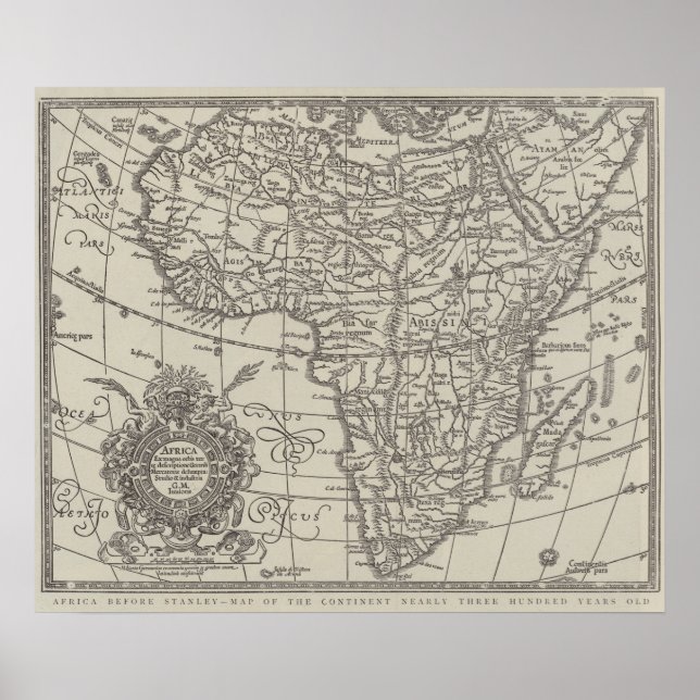 Poster Africa Before Stanley (Frente)