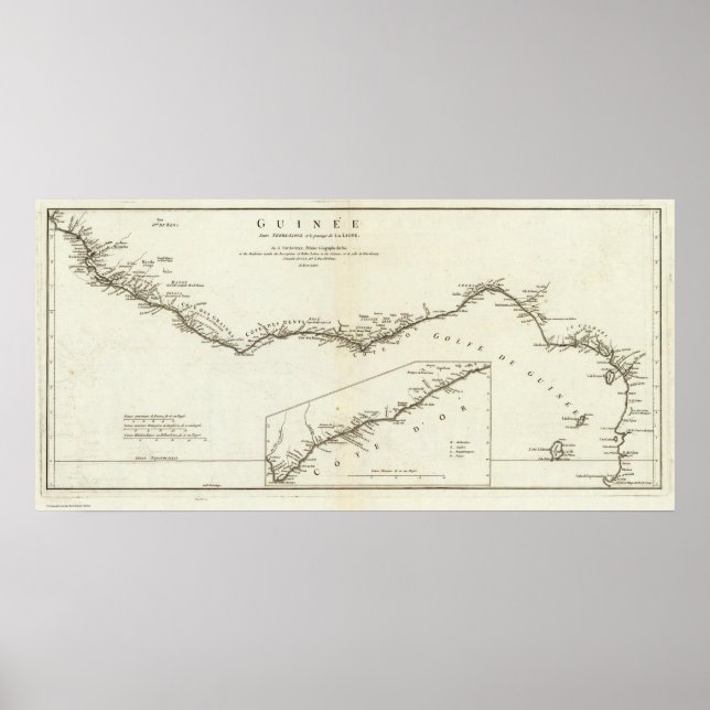 Pôster África Central Ocidental (Frente)