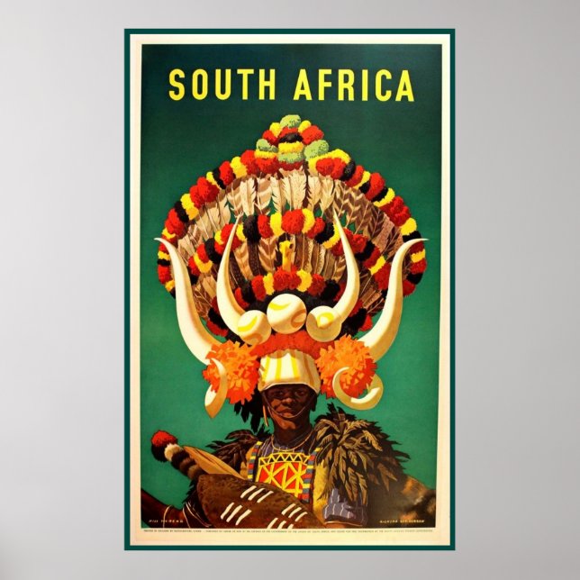 Poster África do Sul (Frente)