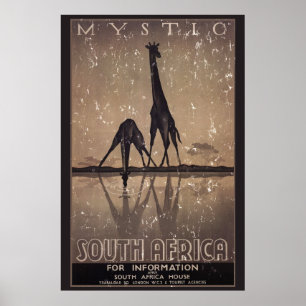 Pôster África do Sul - afligida