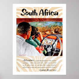 Poster África do Sul, aventura de um passeio de carro, vi