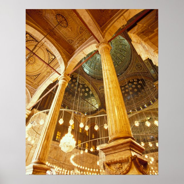 Pôster ÁFRICA, Egito, Cairo, Mesquita de Muhammad Ali (Frente)