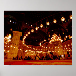 Pôster África, Egito, Cairo, Mesquita Muhammad Ali, A