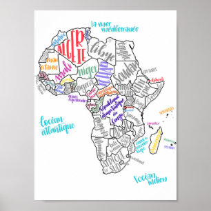 Poster África Francófona