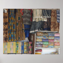 África, Gana, Acra. Têxtil e Artesanato de Acra