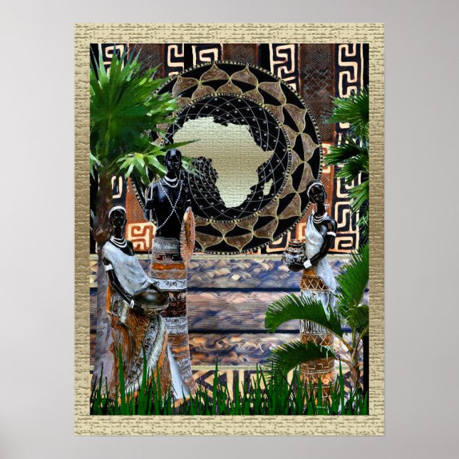 Poster África: O Jardim do Éden (Frente)