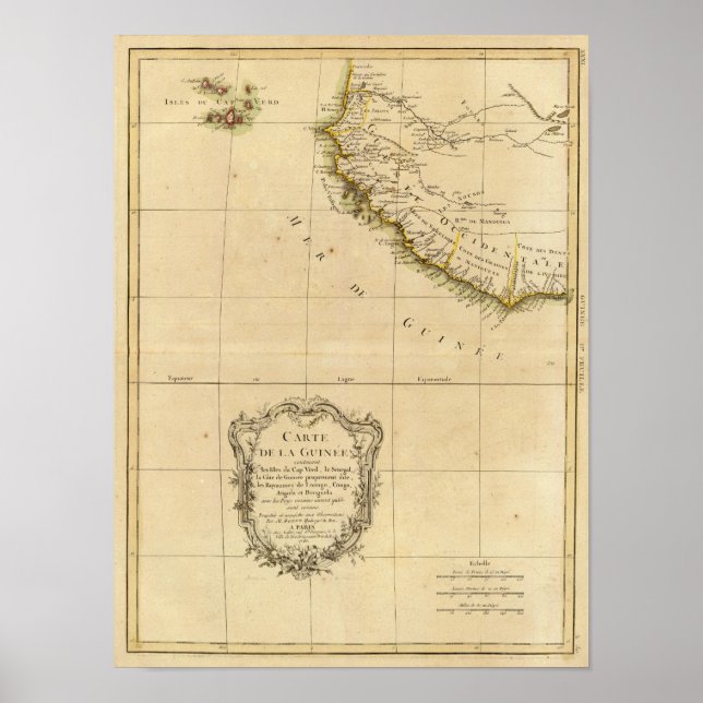 Pôster África Ocidental (Frente)