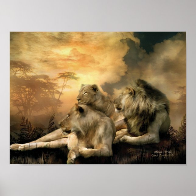 Poster Africa-Pride Art Poster/Print (Frente)