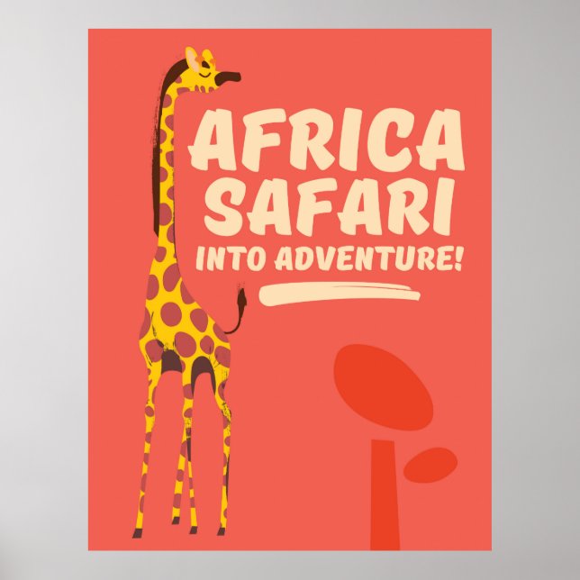 Poster África Safari Em Aventura! (Frente)