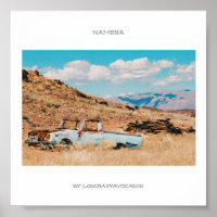 Africa Savannah Grass Car Mounties Namíbia