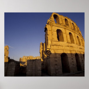 Pôster África, Tunísia, El Jem. Ruínas de um Romano
