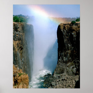 Pôster África, Zâmbia, Victoria Falls National Park.