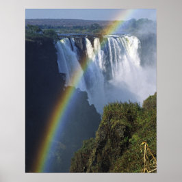 Poster África, Zimbábue, Cataratas Vitória
