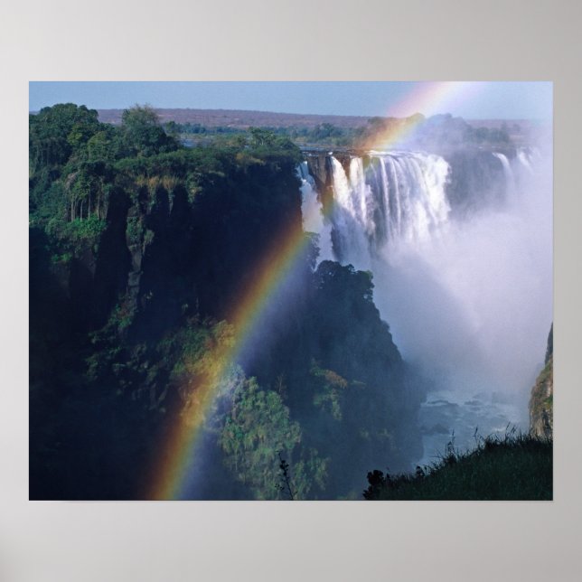Pôster África, Zimbábue. Cataratas Vitória (Frente)