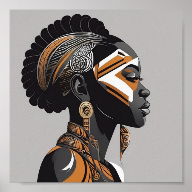 Poster africaine  (Frente)