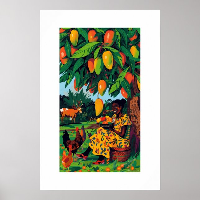 Poster African Art Print (Frente)