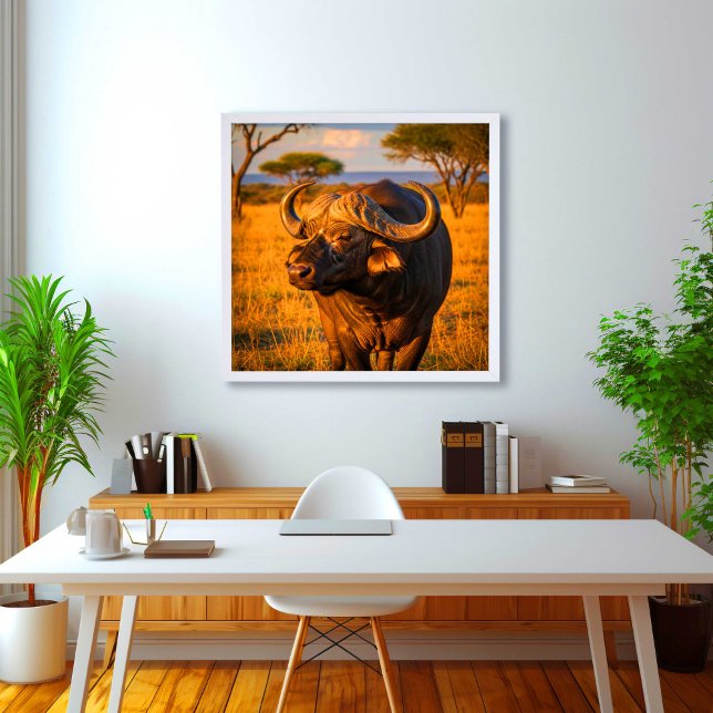 Poster African Buffalo  (Criador carregado)