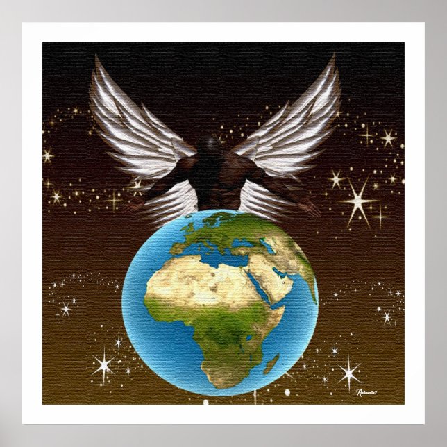 Poster African Guardian Angel (Frente)