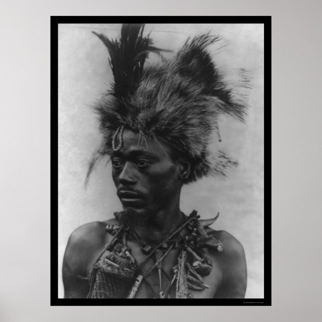 Pôster African Witch Doctor 1920 (Frente)