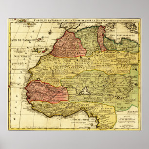Pôster AfricaPanoramic ocidental MapWestern África 2