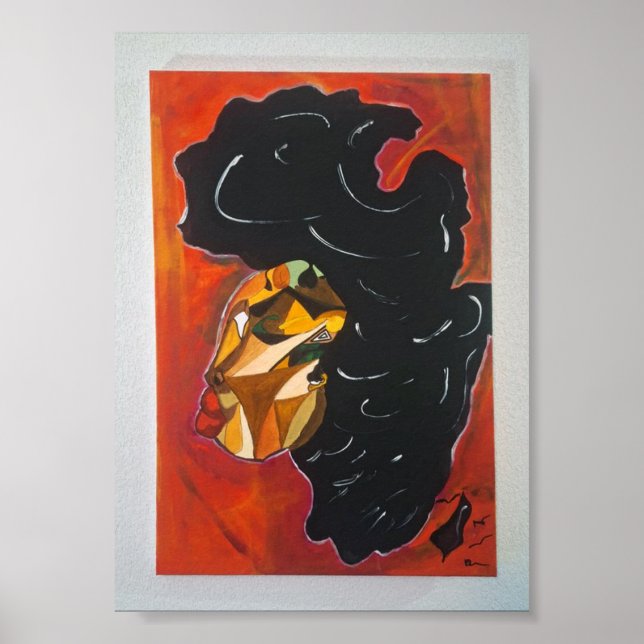 Poster afrika red (Frente)