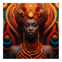 Afrikanische Königin' – Eleganz und Tradition