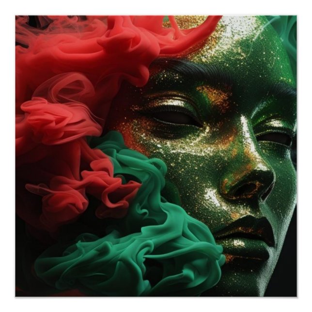 Pôster Afro Goddese (Frente)