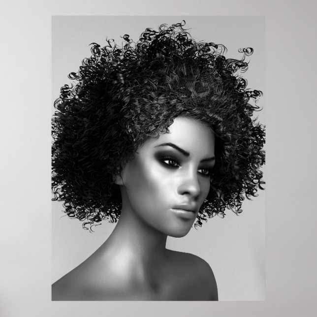 Pôster Afro Hair (Frente)