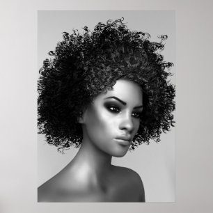 Pôster Afro Hair