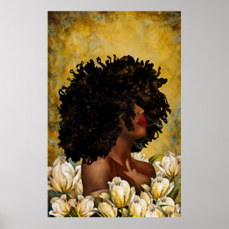 Poster Afro-negro americano