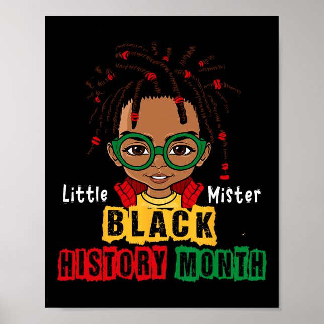 Poster Afro-Pequeno Malandro, Criança Negra (Frente)
