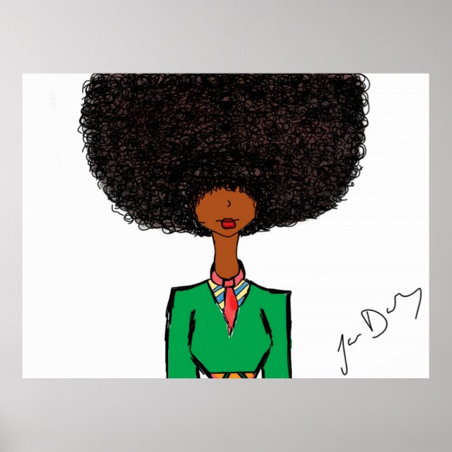 Pôster Afro Pintinho (Frente)