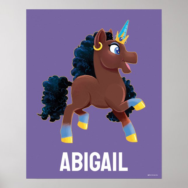 Poster Afro Unicorn | Magical Prancing (Frente)