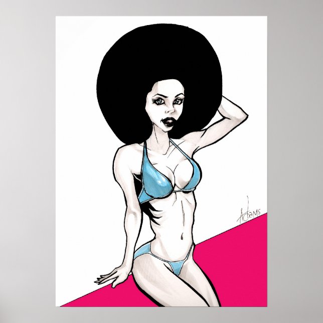 Poster Afrochick (Frente)