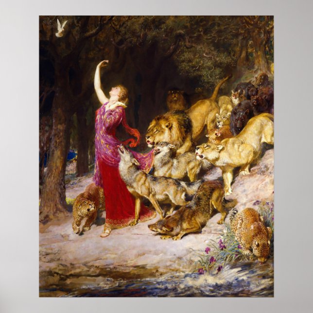 Poster Afrodite, 1902, por Briton Riviere (Frente)