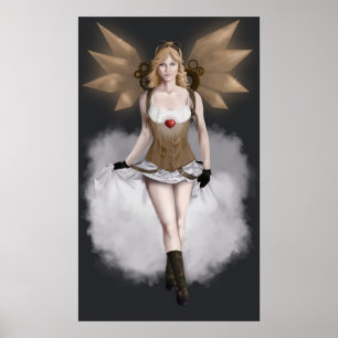 Poster Afrodite de Steampunk