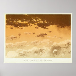 Poster After sunset, as seen from the balloon.