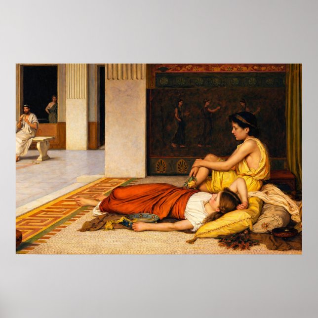 Poster After the Dance by John William Waterhouse (Frente)