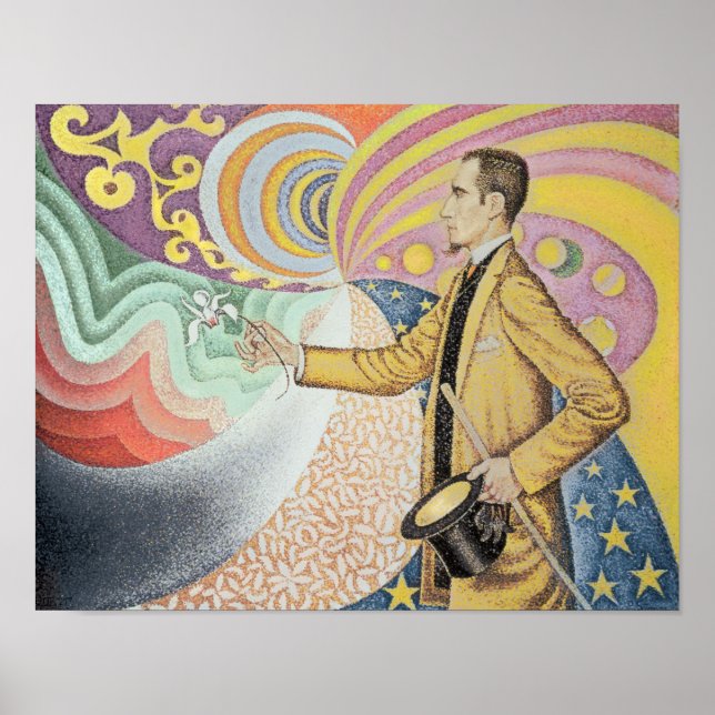 Pôster Against the Enamel of a Background Rhythmic (Frente)