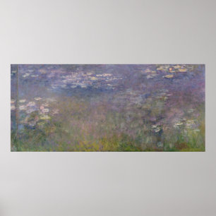 Pôster Agapanthus dos lírios de água de Claude Monet