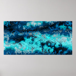 Pôster Ágata azul