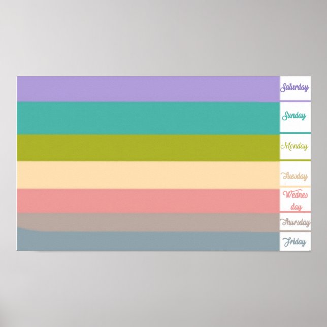 Poster Agenda semanal (Frente)