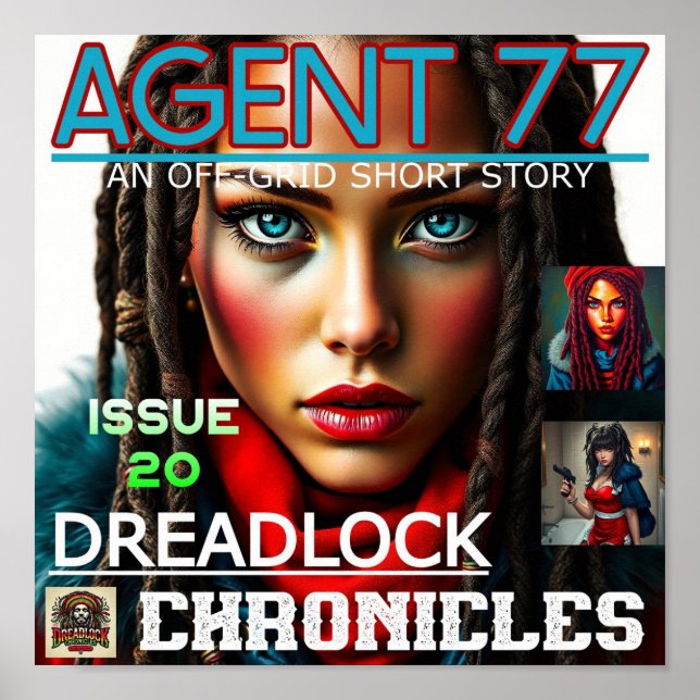 POSTER AGENTE 77 - DREADLOCK CHRONICLES ISSO 20 (Frente)
