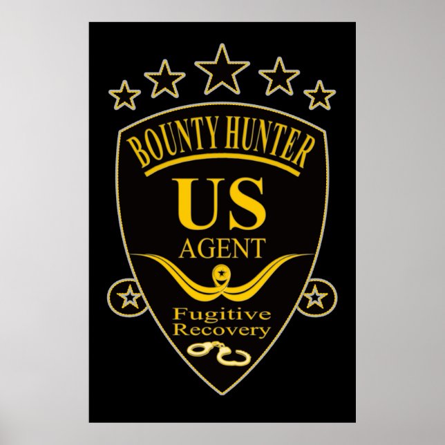 Poster Agente caçador de recompensas (Frente)