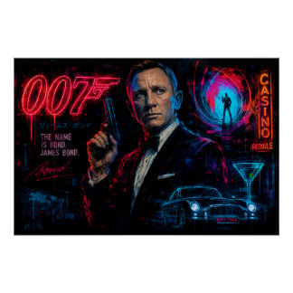 Pôster Agente James Bond 007