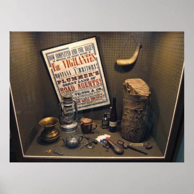 Pôster Agente Rodoviário Henry Plummer Diorama - Montana (Frente)