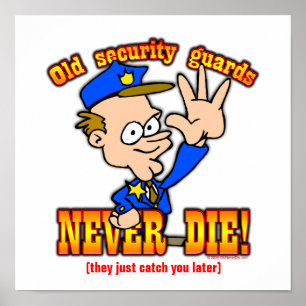 Pôster Agentes de segurança