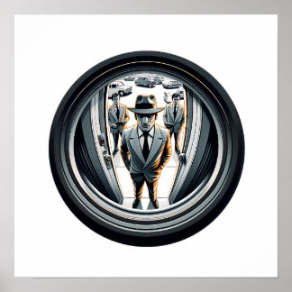 Poster Agentes nas Cinzas à porta | Fisheye